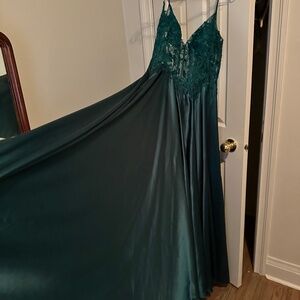 Emerald Green Dress